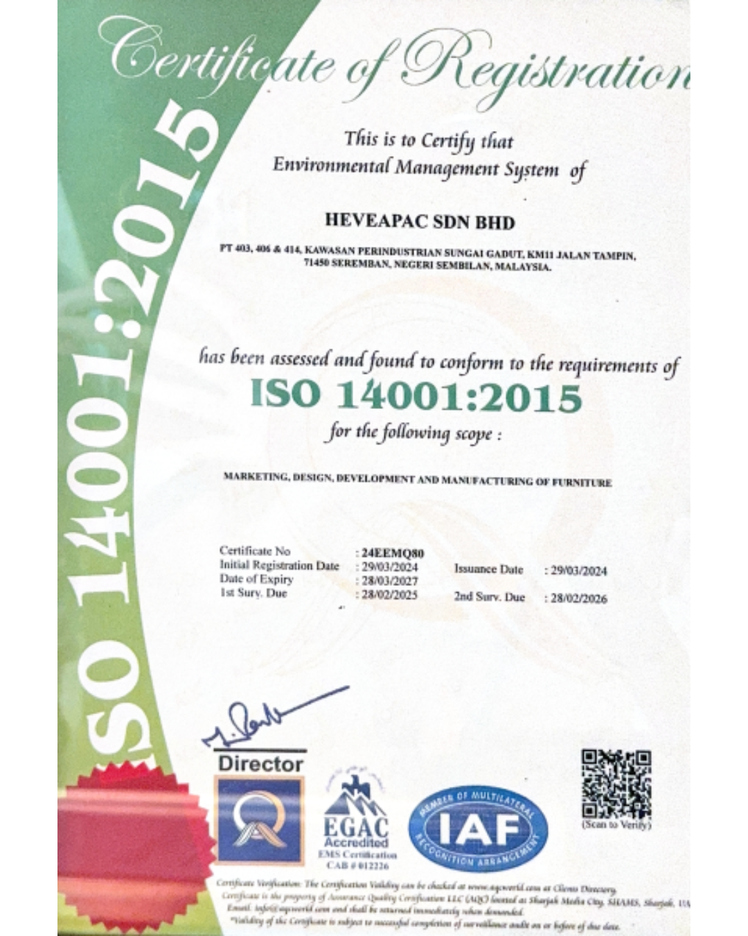 Certificate 1
